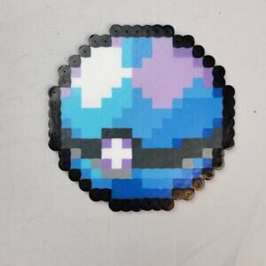 Dive Ball Perler Bead Pixel Art